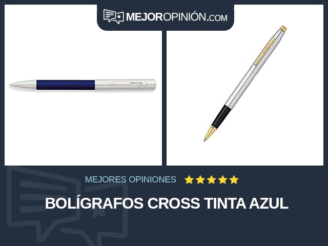 Bolígrafos Cross Tinta azul