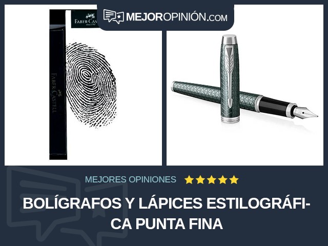 Bolígrafos y lápices Estilográfica Punta fina