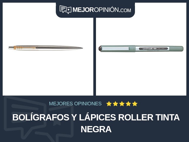 Bolígrafos y lápices Roller Tinta negra