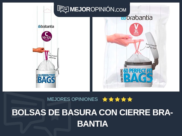 Bolsas de basura Con cierre Brabantia