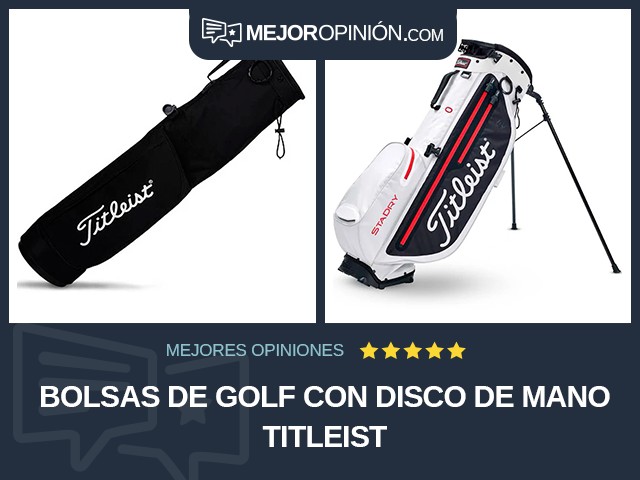 Bolsas de golf con disco De mano Titleist