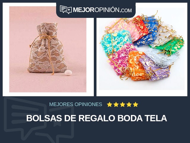 Bolsas de regalo Boda Tela