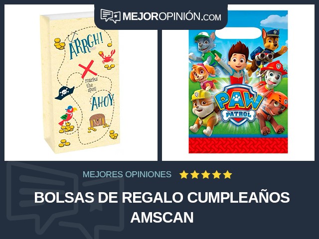 Bolsas de regalo Cumpleaños Amscan