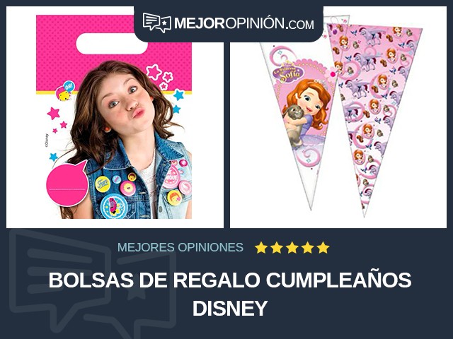 Bolsas de regalo Cumpleaños Disney