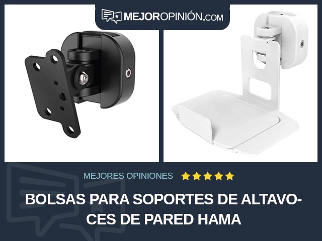 Bolsas para soportes de altavoces De pared Hama