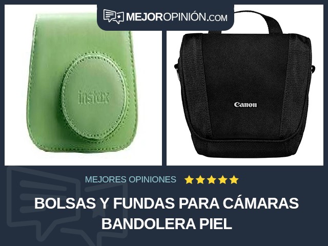 Bolsas y fundas para cámaras Bandolera Piel