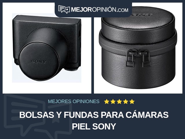 Bolsas y fundas para cámaras Piel Sony