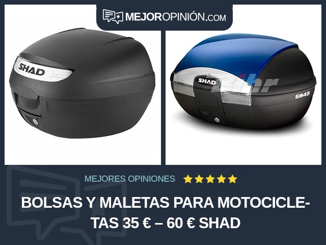 Bolsas y maletas para motocicletas 35 € – 60 € shad