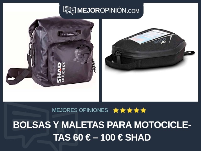 Bolsas y maletas para motocicletas 60 € – 100 € shad