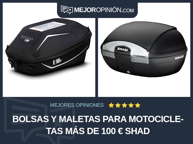 Bolsas y maletas para motocicletas Más de 100 € shad