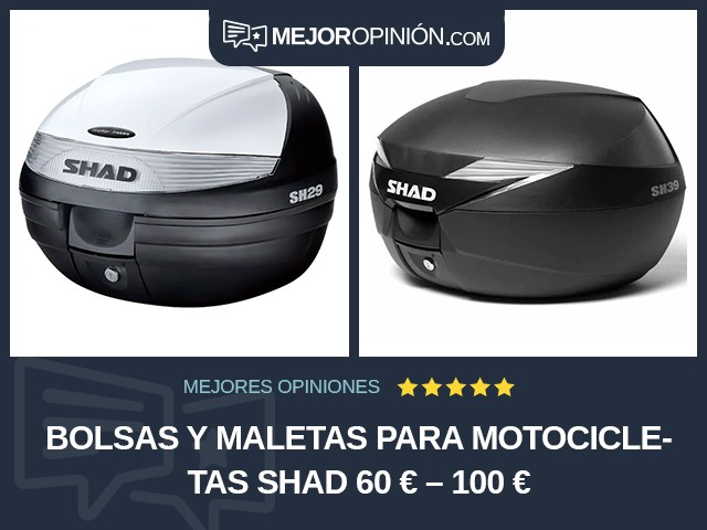 Bolsas y maletas para motocicletas shad 60 € – 100 €