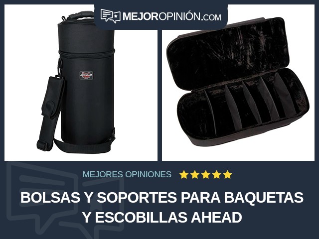 Bolsas y soportes para baquetas y escobillas AHEAD