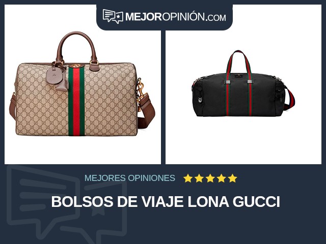 Bolsos de viaje Lona Gucci