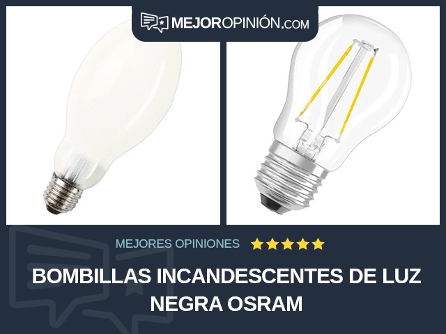 Bombillas incandescentes De luz negra OSRAM