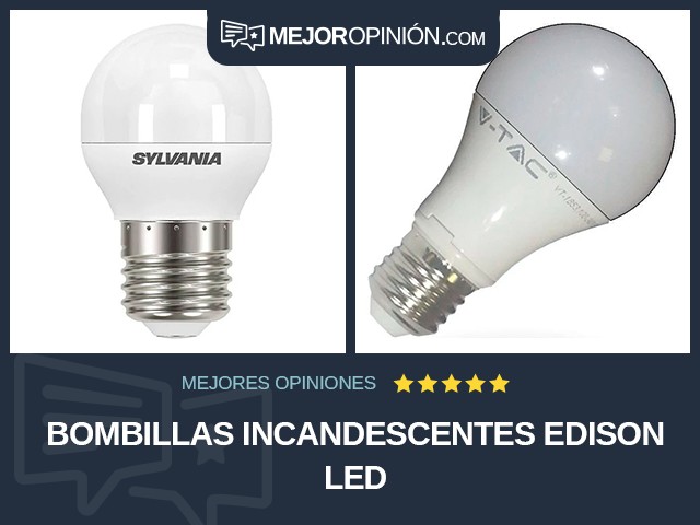 Bombillas incandescentes Edison LED