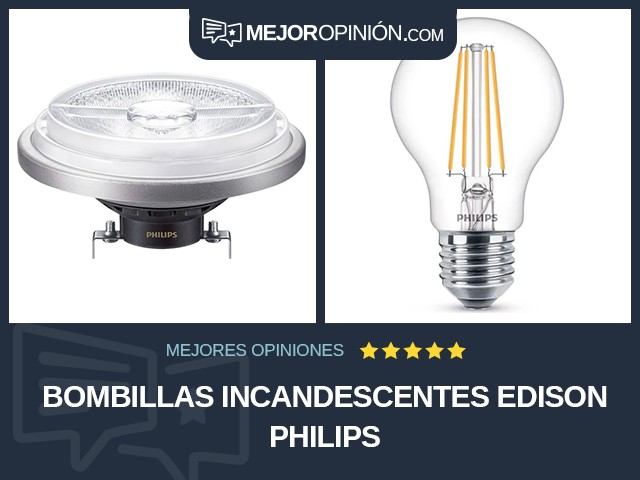 Bombillas incandescentes Edison Philips