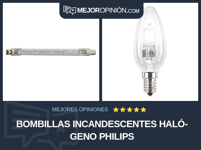 Bombillas incandescentes Halógeno Philips