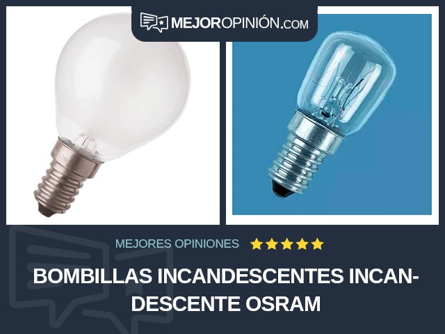 Bombillas incandescentes Incandescente OSRAM