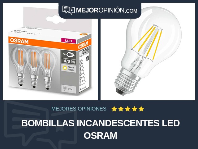 Bombillas incandescentes LED OSRAM