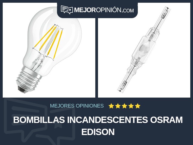 Bombillas incandescentes OSRAM Edison