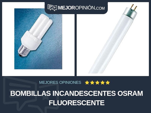 Bombillas incandescentes OSRAM Fluorescente