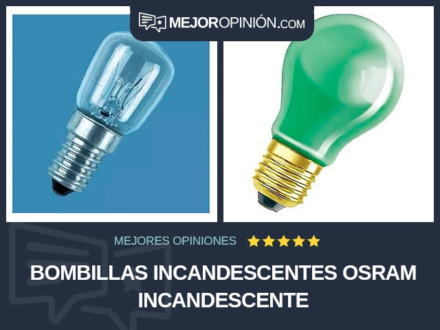 Bombillas incandescentes OSRAM Incandescente