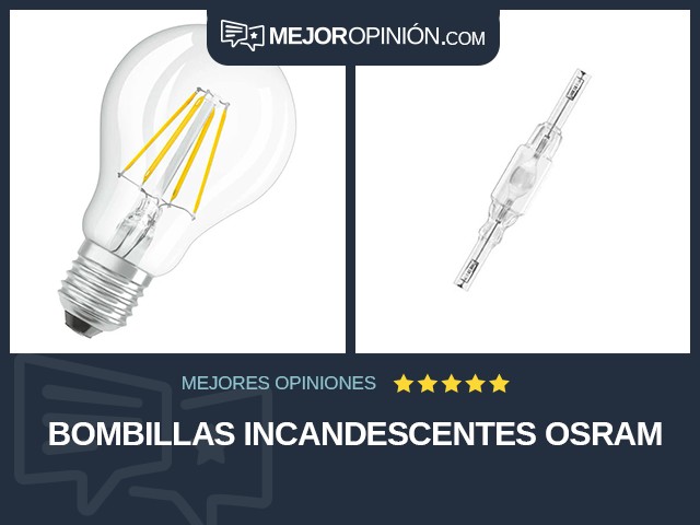 Bombillas incandescentes OSRAM