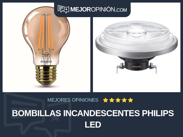 Bombillas incandescentes Philips LED