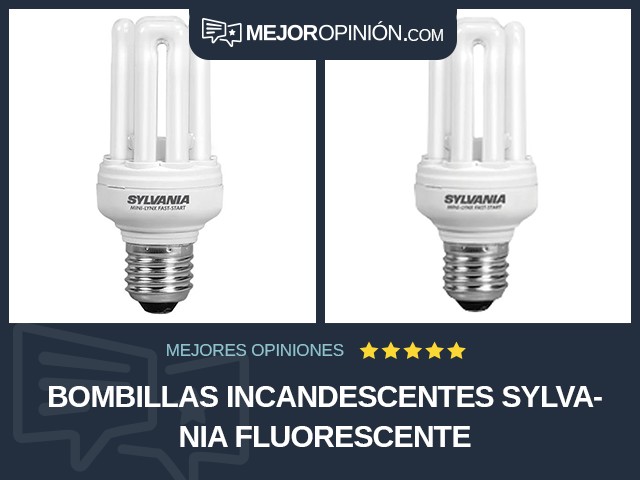 Bombillas incandescentes Sylvania Fluorescente