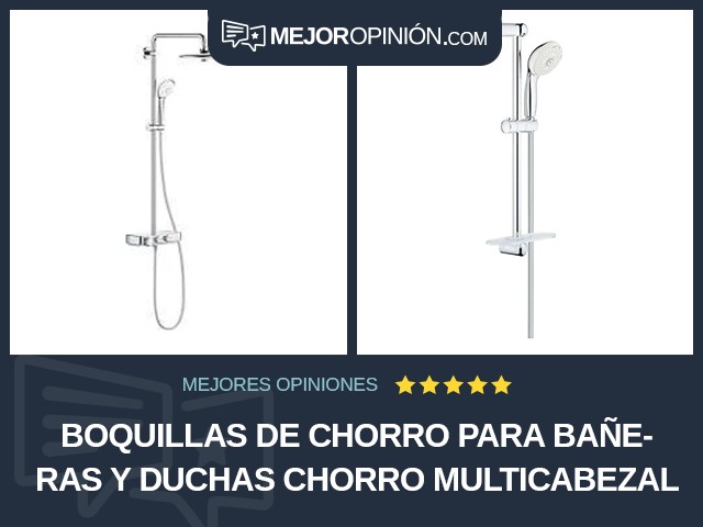 Boquillas de chorro para bañeras y duchas Chorro Multicabezal