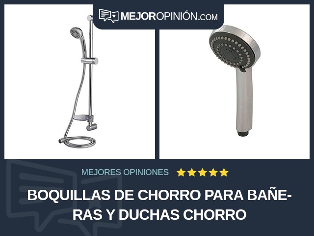 Boquillas de chorro para bañeras y duchas Chorro