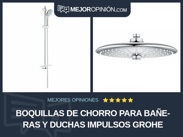 Boquillas de chorro para bañeras y duchas Impulsos GROHE