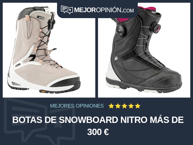 Botas de snowboard Nitro Más de 300 €