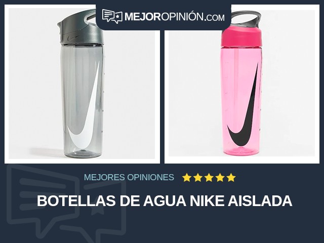 Botellas de agua Nike Aislada