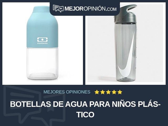 Botellas de agua Para niños Plástico