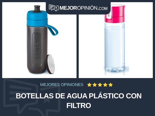 Botellas de agua Plástico Con filtro