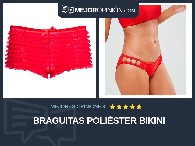 Braguitas Poliéster Bikini