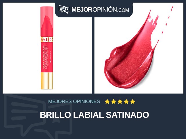 Brillo labial Satinado