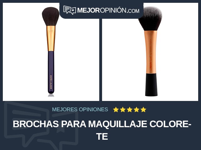 Brochas para maquillaje Colorete