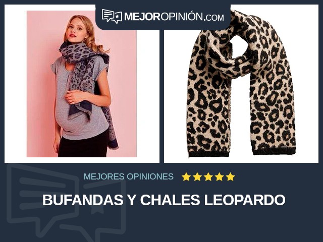 Bufandas y chales Leopardo