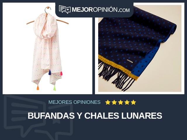 Bufandas y chales Lunares