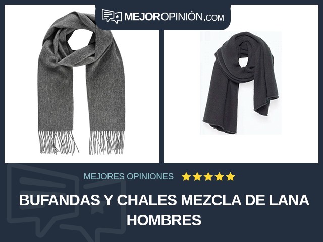 Bufandas y chales Mezcla de lana Hombres