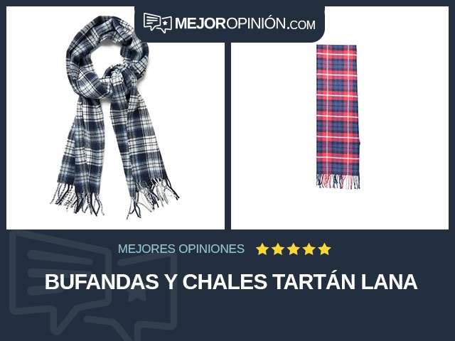 Bufandas y chales Tartán Lana