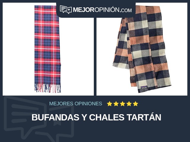 Bufandas y chales Tartán