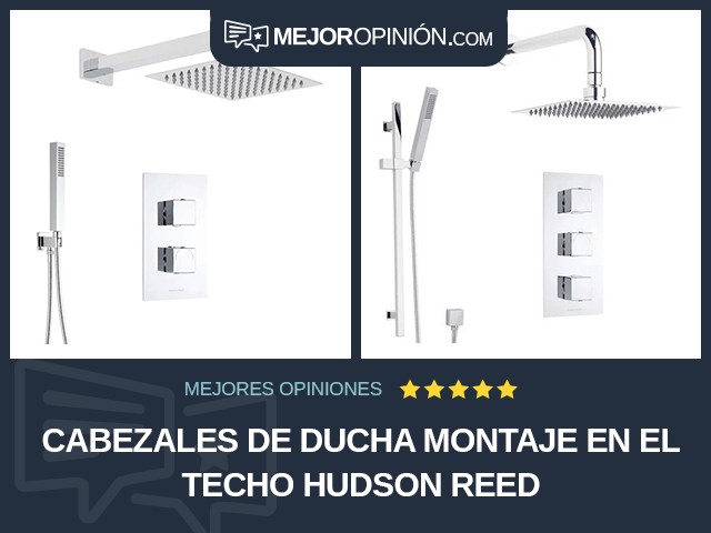 Cabezales de ducha Montaje en el techo Hudson Reed