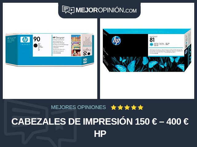 Cabezales de impresión 150 € – 400 € HP