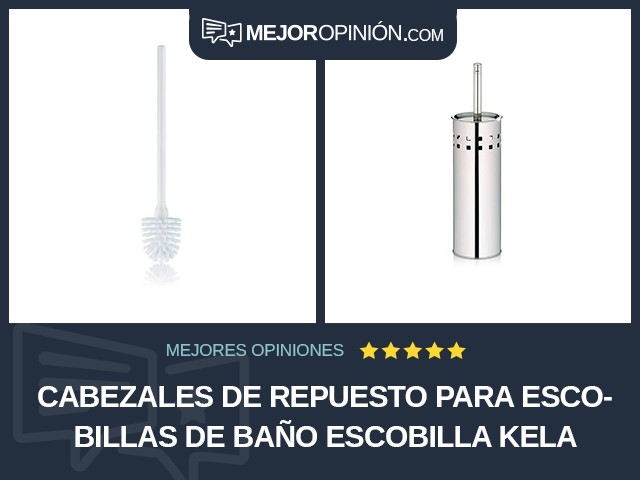 Cabezales de repuesto para escobillas de baño Escobilla Kela