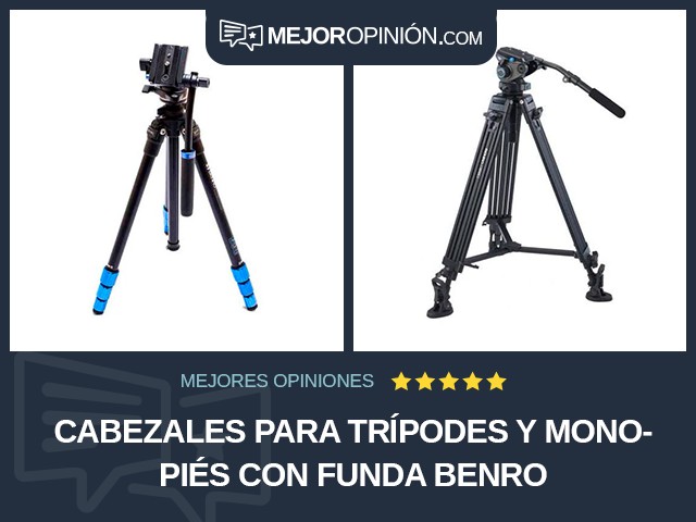 Cabezales para trípodes y monopiés Con funda BENRO