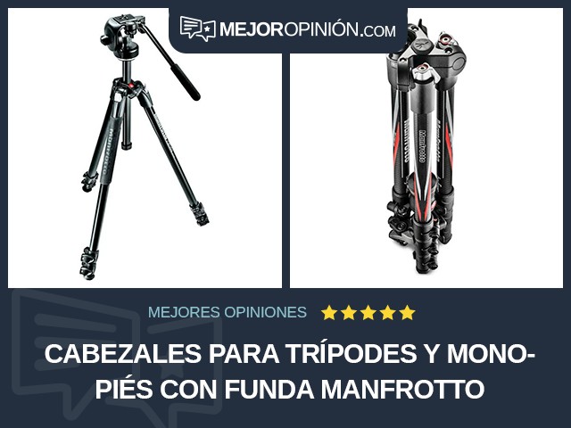 Cabezales para trípodes y monopiés Con funda Manfrotto