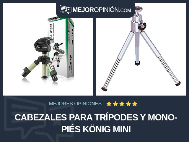 Cabezales para trípodes y monopiés König Mini